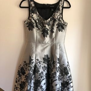 WHBM Floral Jacquard Cocktail Dress